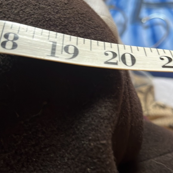 Gorgeous! Albert Nipon Faux Fur Wool Car Coat. Chocolate Brown. Size Medium - Picture 9 of 11